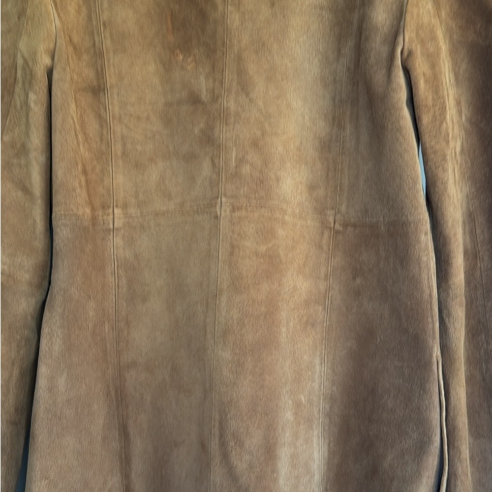Tan Women's Jacket with Belt - Picture 4 of 6